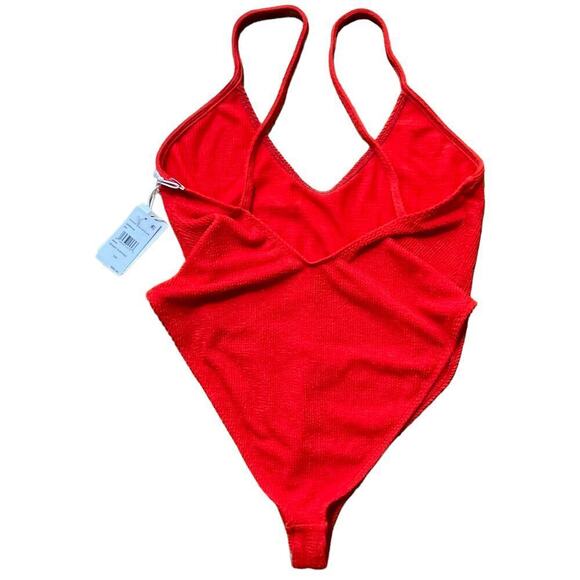 Good American Always Fits One-Piece Swimsuit Poppy Red Women Plus Size 2X/3X NWT - Picture 3 of 9